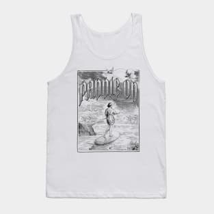 Paddle Board Paddling Drawing Tank Top